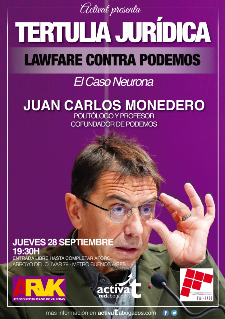 Cartel Tertulia Jurídica