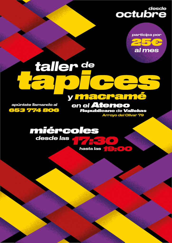 Cartel Taller de Tapices