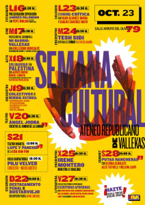 Cartel actualizado de la Semana Cultural