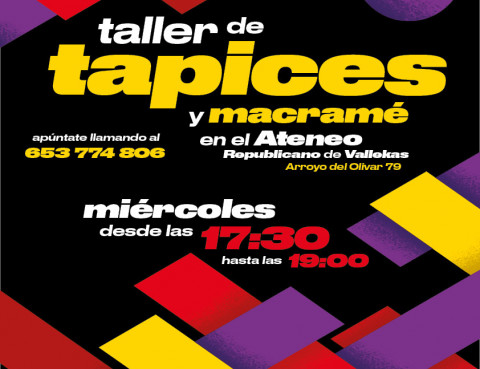 Cartel Taller de Tapices