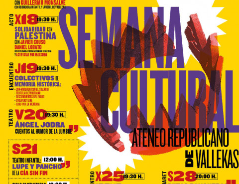 Cartel actualizado de la Semana Cultural